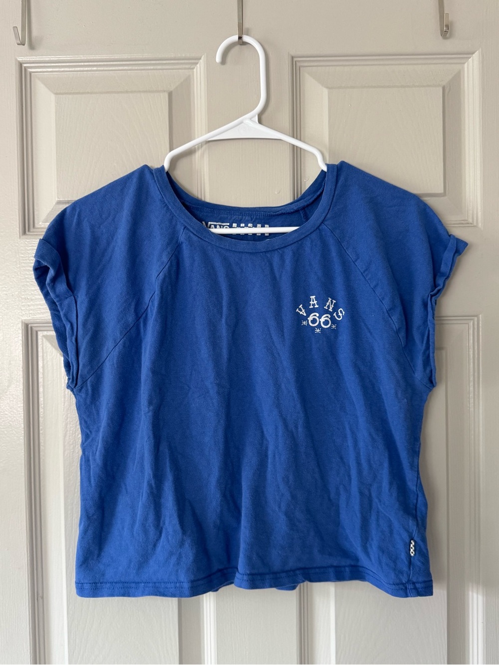 Vans Girls' Royal Blue Short Sleeve Logo Tee